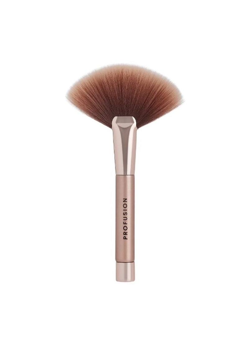 Profusion Cosmetics Magnetix Full Fan Brush, Brown (67085ESET)