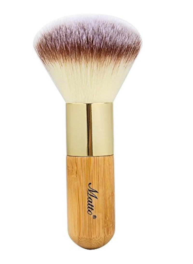 Matto Bamboo Powder Mineral Kabuki Brush - Large Coverage Powder Mineral Foundation Makeup Brush 1 Piece