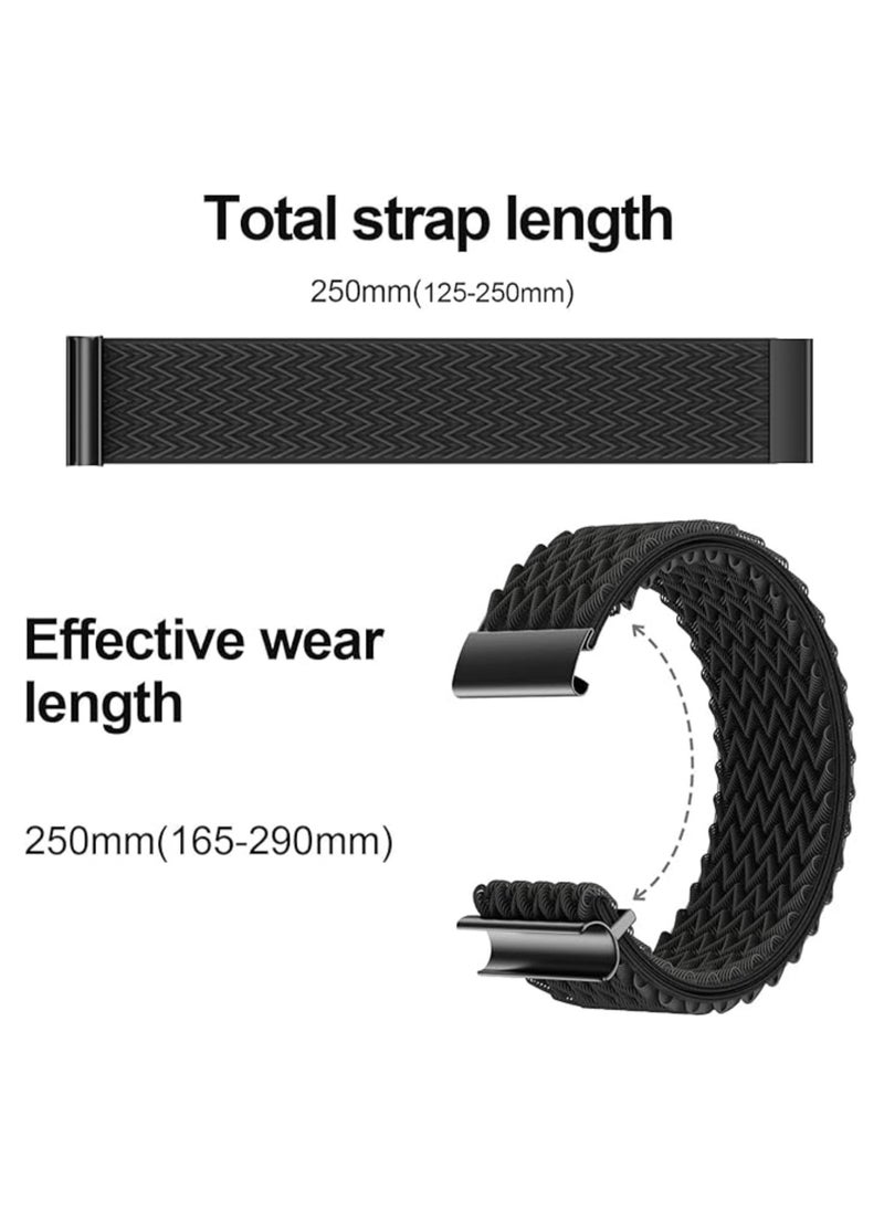 Elastic Fiber Nylon Replacement Band Compatible with Whoop 4.0 Wearable Health, Fitness & Activity Tracker Stylish, Comfortable & Breathable and Adjustable Wristband Replacement Strap Easy to Use and Perfect for Every Occasion