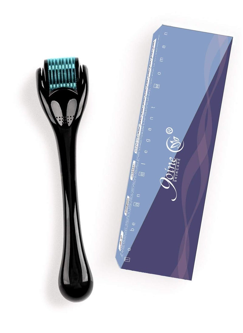 Derma Roller Kit for Face - 0.25mm Titanium Microneedle Roller