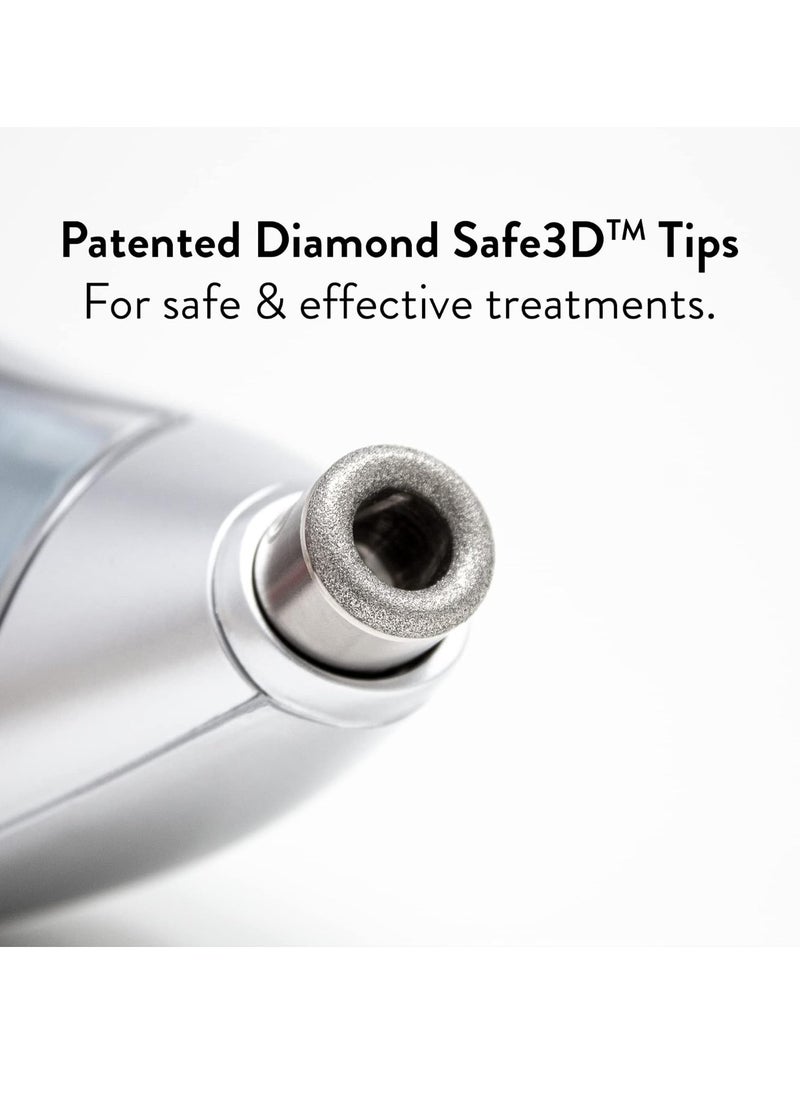 Microderm GLO Premium Diamond Microdermabrasion Tips by Microderm GLO - Medical Grade Stainless Steel Accessories, Patented Safe3D Technology, Safe for All Skin Types. (Premium)