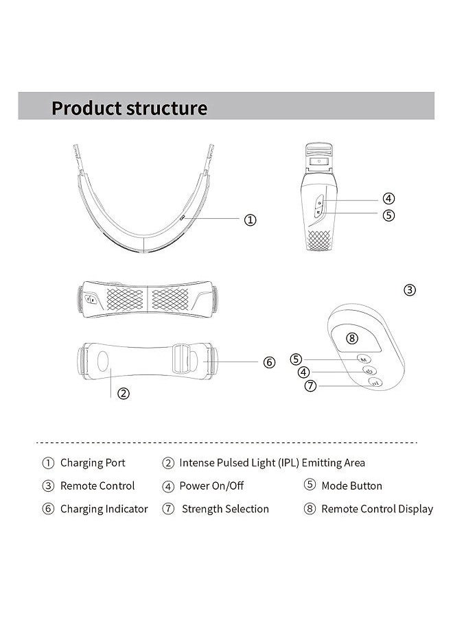 Electric V-Face Shaping Massager Facial Slimming LEDs Intelligent Face-Lifting Instrument 6 Modes Adjustable Chin V-Line Up Lift Belt Red Blue LEDs Photon Therapy with Remote Control