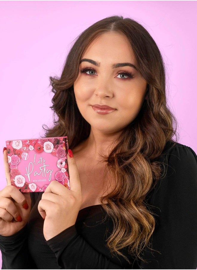 W7 Let's Party With Vickaboo Pressed Pigment Palette