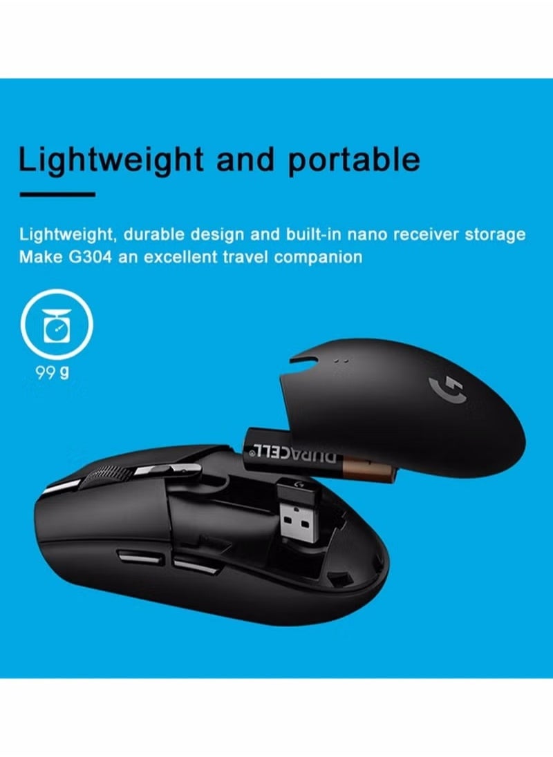 G304 Lightspeed Wireless Gaming Mouse Black