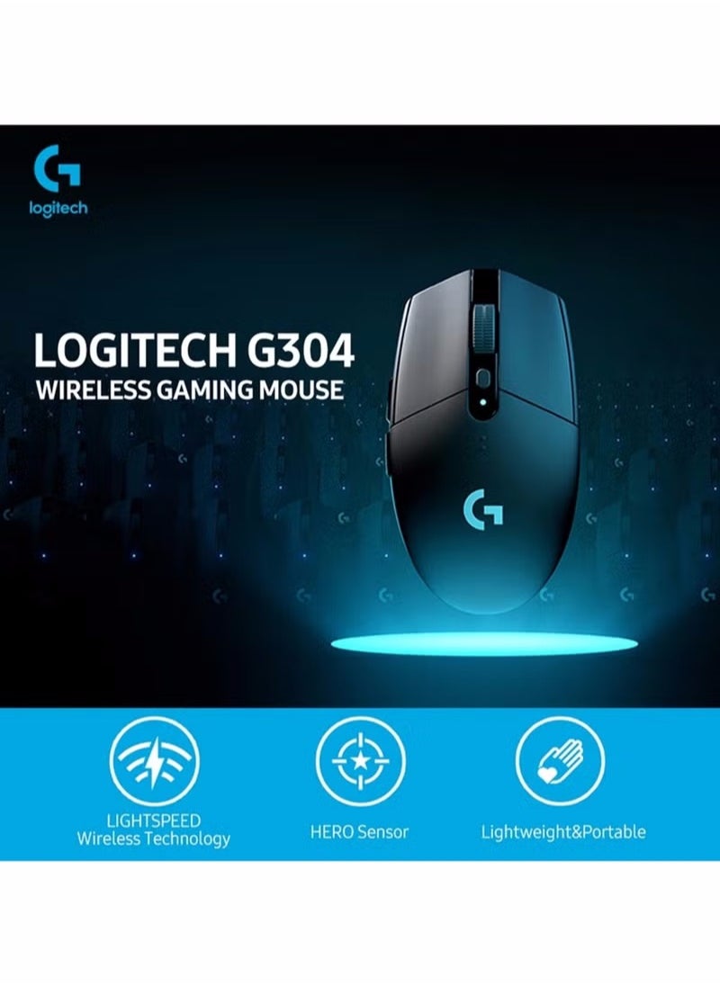 G304 Lightspeed Wireless Gaming Mouse Black