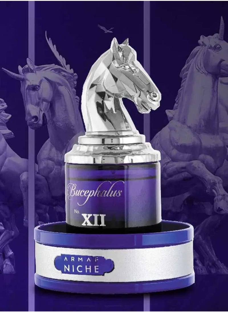 Niche Bucephalus No. XII Blue Perfume, Eau De Parfum 100ml for Him, Perfumes for Men, New Fragrance