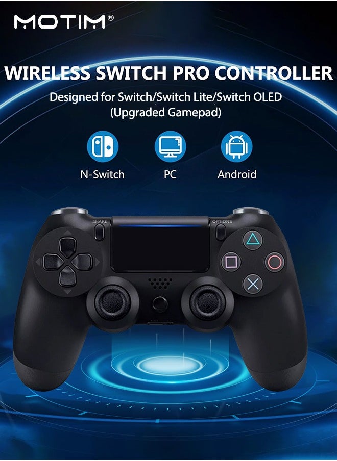 Wireless Gamepad DualShock 4 Controller Six-Axis for Playstation 4, Bluetooth Connectivity