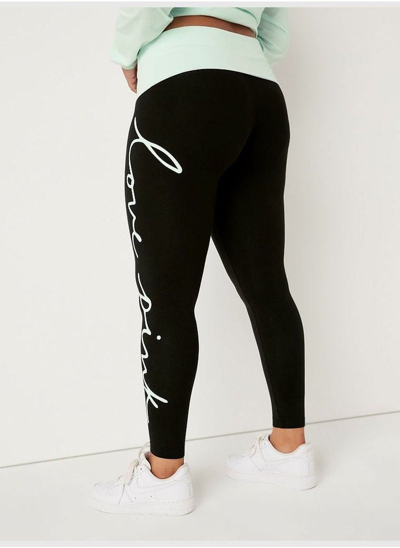 Cotton Foldover Legging in Full Length