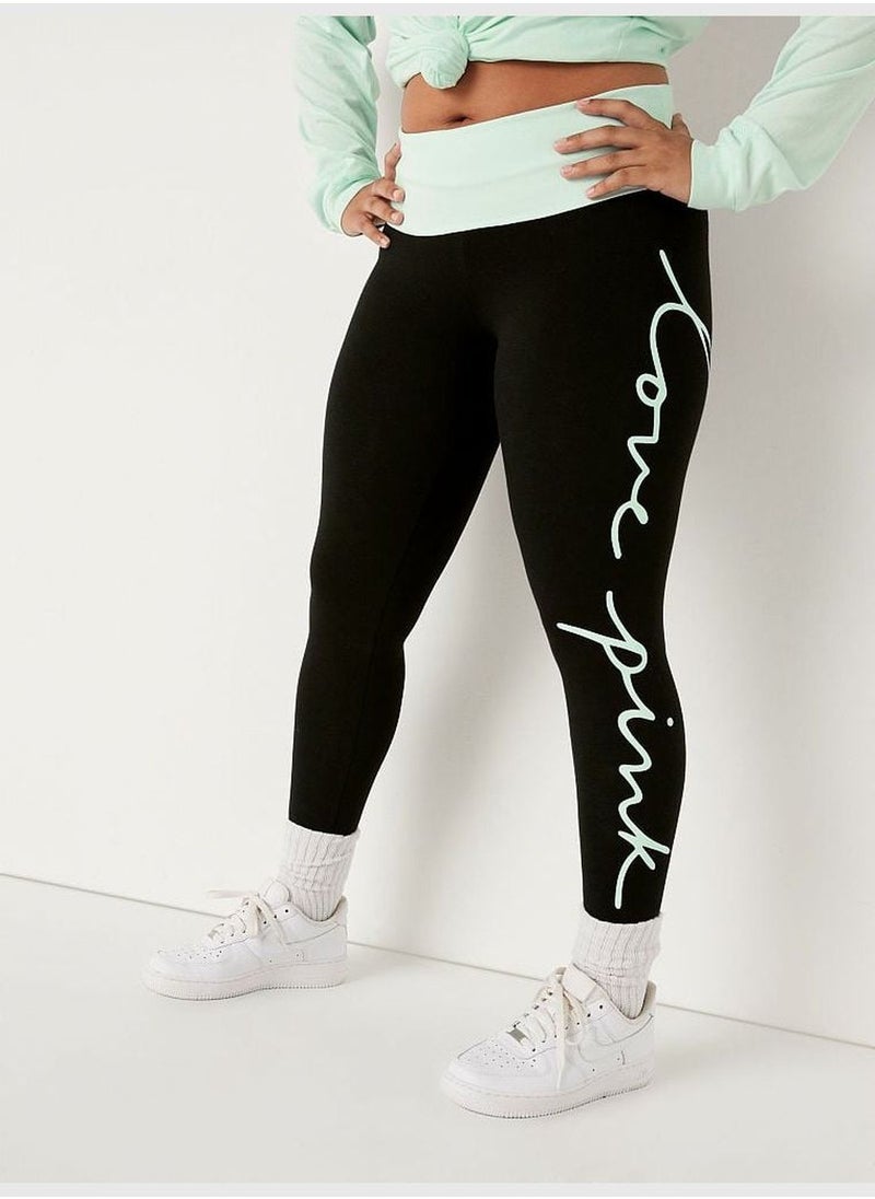 Cotton Foldover Legging in Full Length