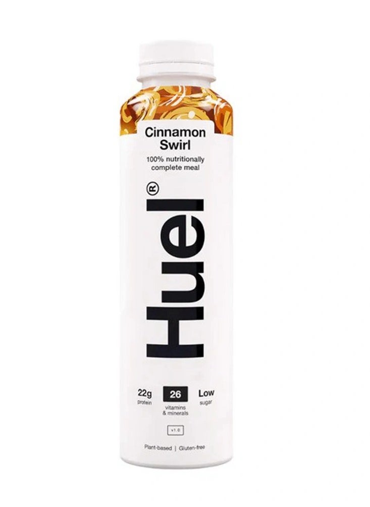 HUEL COMPLETE MEAL PROTEIN MILKSHAKE CINNAMON SWIRL FLAVOR 500ML PACK OF 8