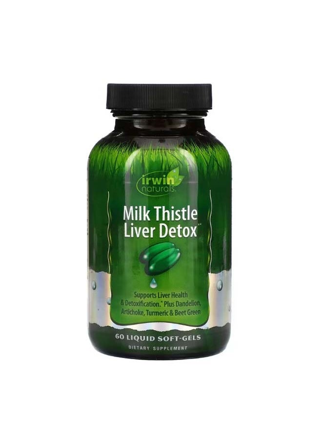 Milk Thistle Liver Detox 60 Liquid SoftGels