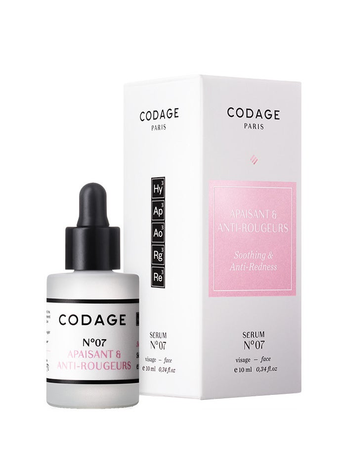 Codage Serum Anti Redness No 07 30Ml Soothing Skincare