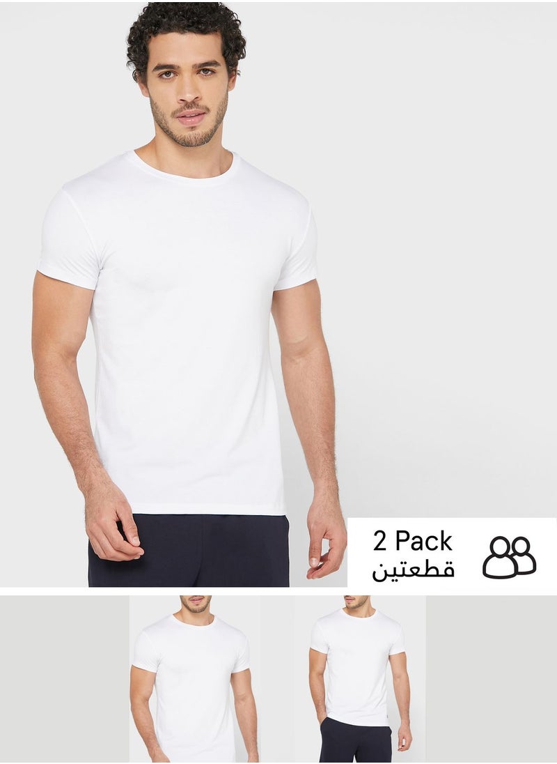 2 Pack Essential Crew Neck T-Shirt