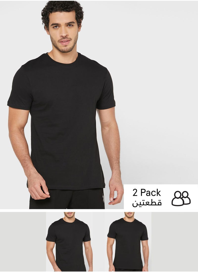 2 Pack Essential Crew Neck T-Shirt