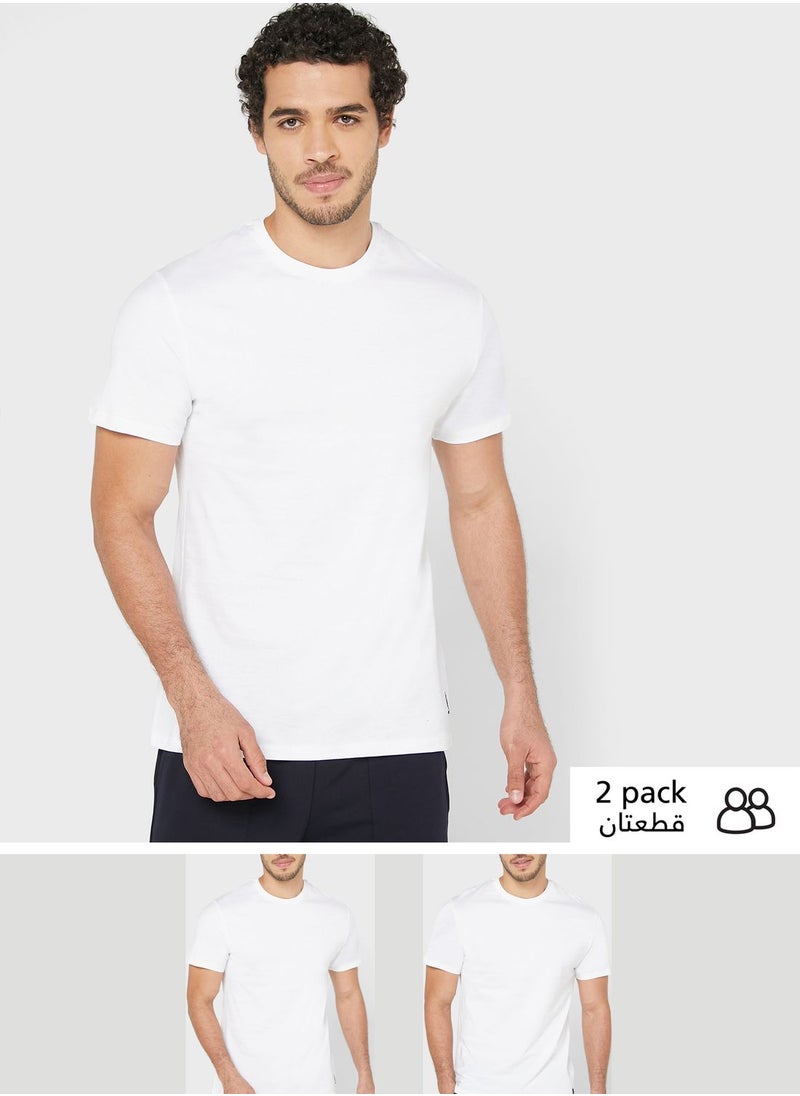 2 Pack Essential Crew Neck T-Shirt