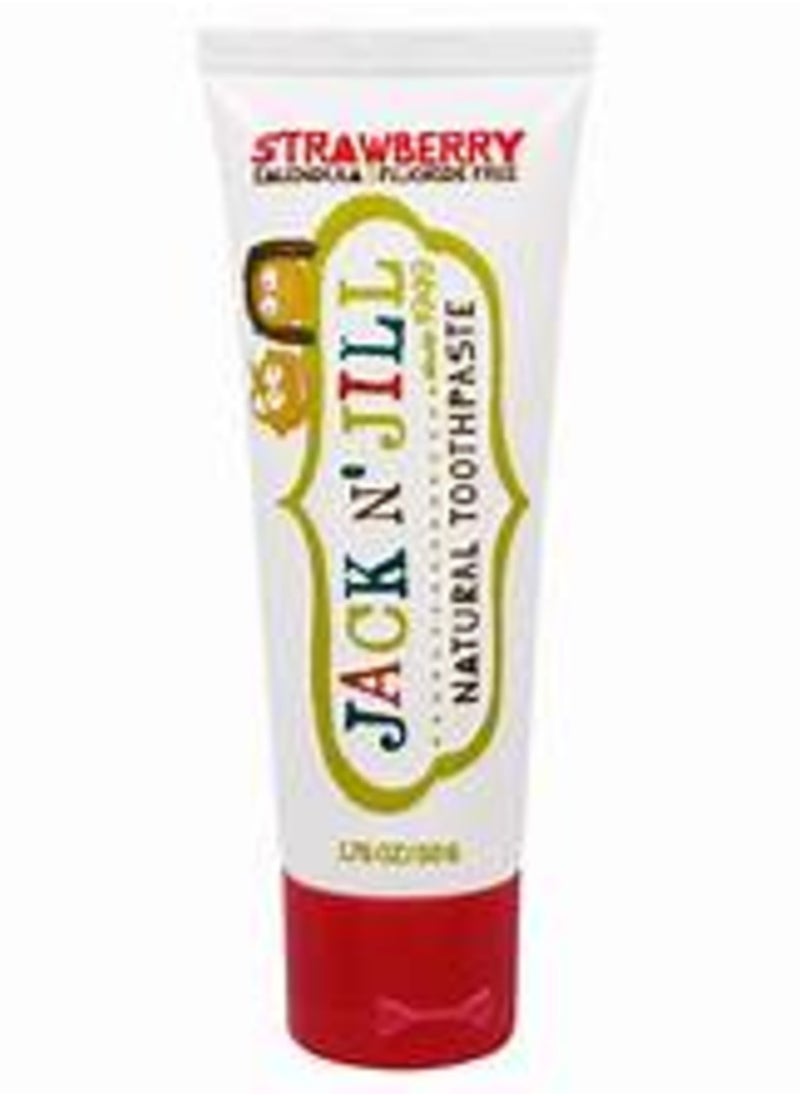 Jack n' Jill, Natural Toothpaste, Strawberry, 1.76 oz (50 g)