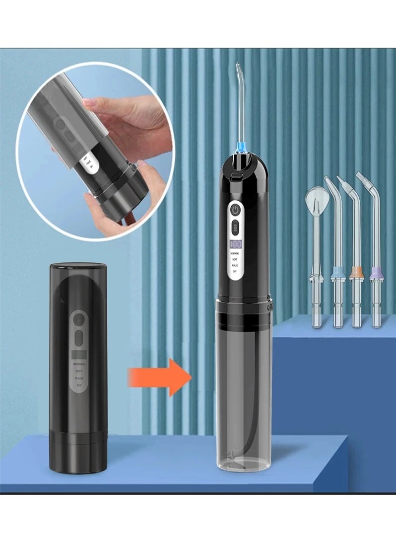 Oral Irrigator, 3+ DIY Modes, with 7 Nozzles, Portable Dental Irrigator, IPX7 Waterproof