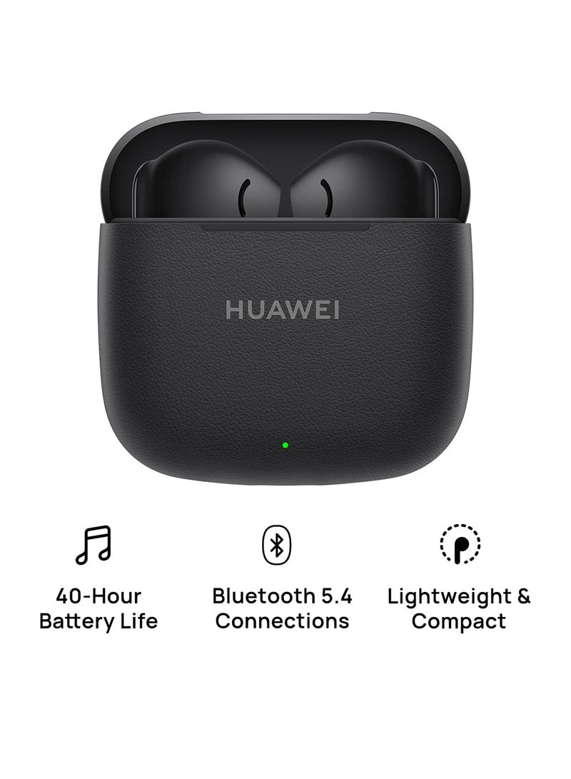 FreeBuds SE 3 Fashion Earbuds, Wireless Bluetooth 5.4 Earphone, 42-Hour Battery Life, Fine-grained Meets Futuristic, 3-Hour Listening on a 10-minute Charge, IP54, iOS & Android Black