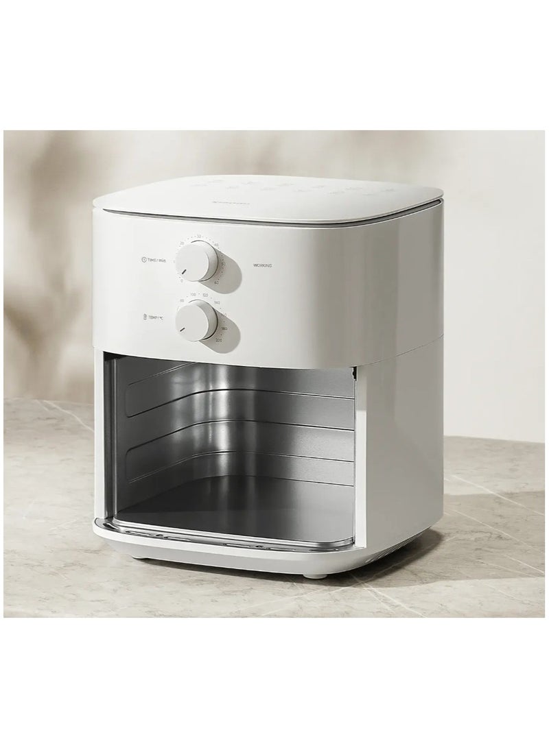 Air Fryer Essential 6L | Flip-Free Cooking | 360° Heated Air Circulation | 1550W High Power | 80–200°C Wide-Range Temperature Control 6 L 1550 W MAF13 White