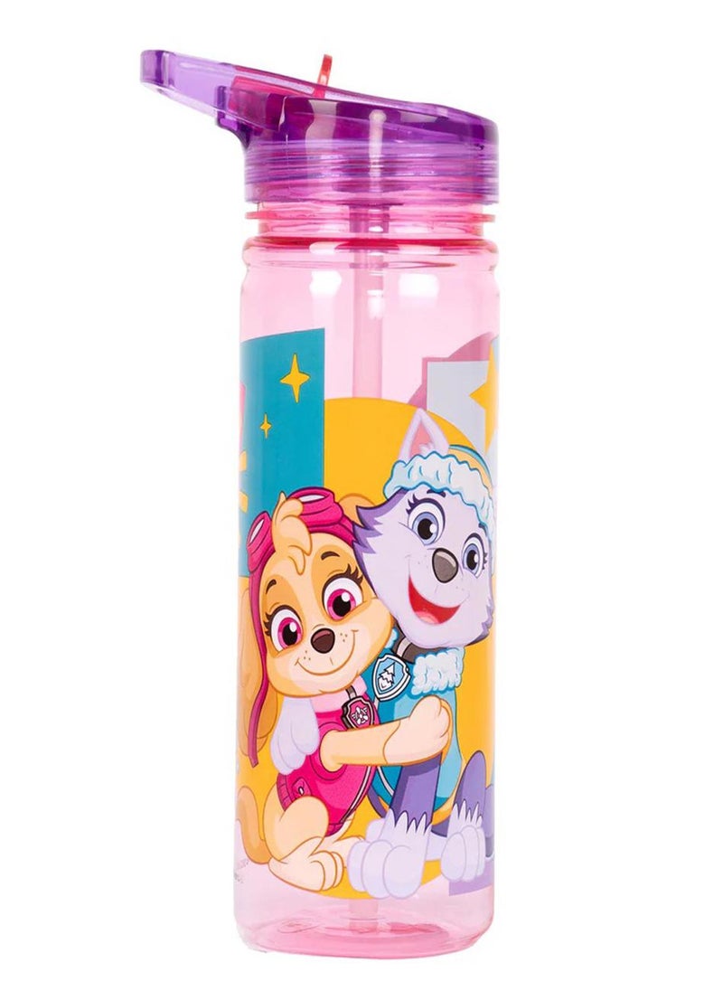 Fringoo Plastic Bottle w/ Straw- Paw Patrol