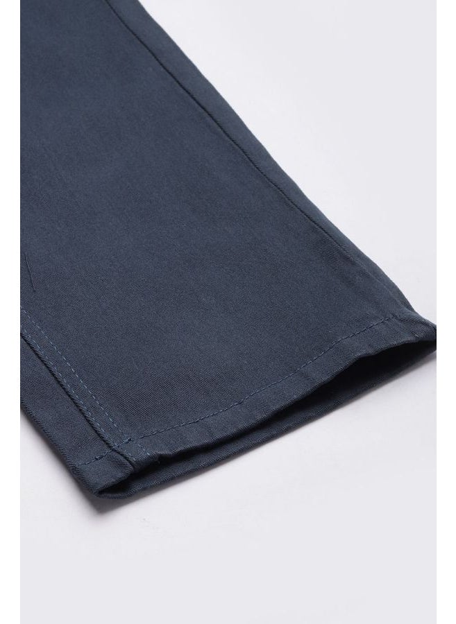 Men Slim Fit Solid Mid-Rise Stretchable Chinos