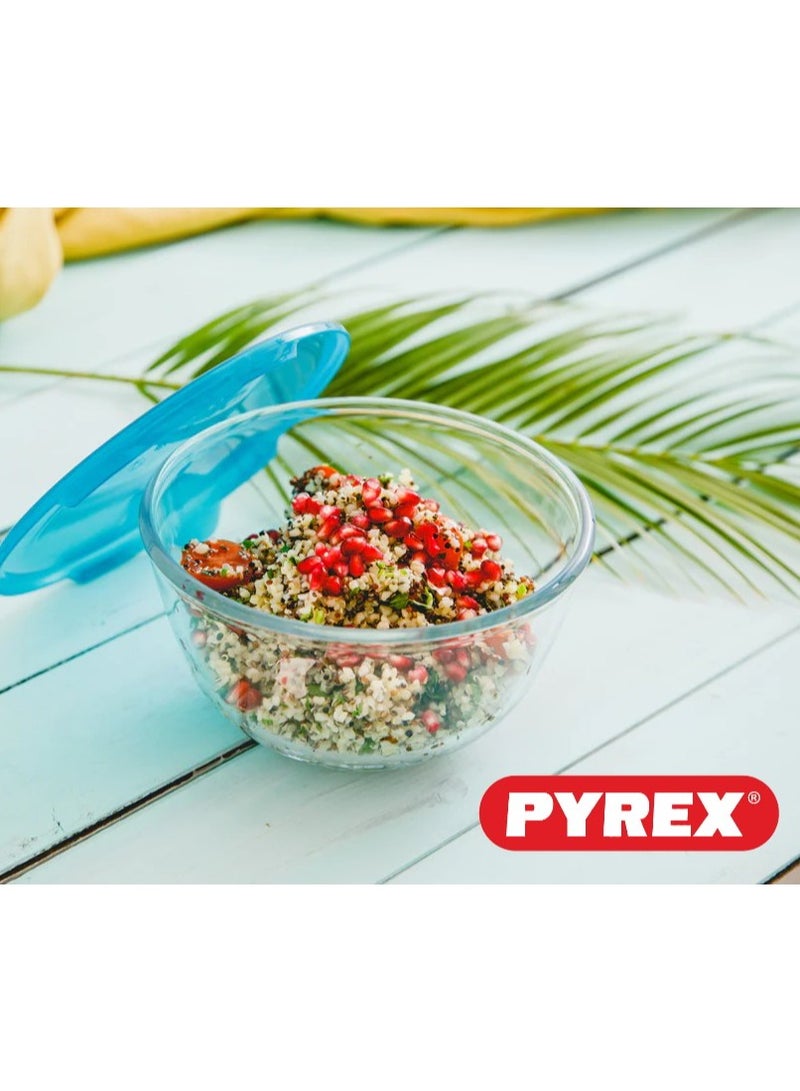 Pyrex Prep & Store Mixing Bowl with Lid Clear 2.2Liters