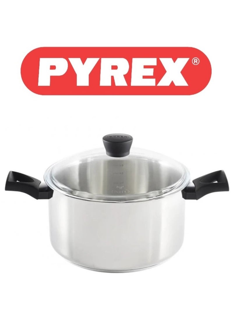 Pyrex- Expert Stewpot W/Lid 24Cm ET24AEX-N 5.7l