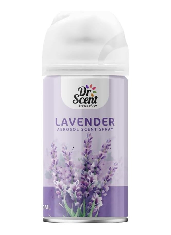 Dr Scent Breeze of Joy Lavender Air Freshener Spray (300ml) - Long-Lasting Freshness & Odor Eliminator for Home & Office