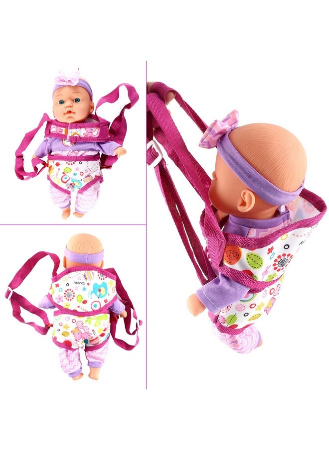 Kids Baby Doll Stroller Nursery Role Play Set With A Variety Of Feeding Toy And Play Mat Travel Cot Baby Carrier Stroller And Travel Bag