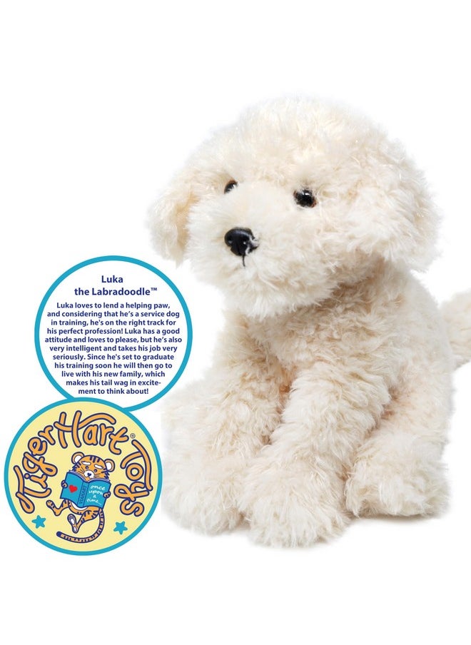 Luka The Labradoodle - 12 Inch Stuffed Animal Plush Poodle Dog - By Tigerhart Toys