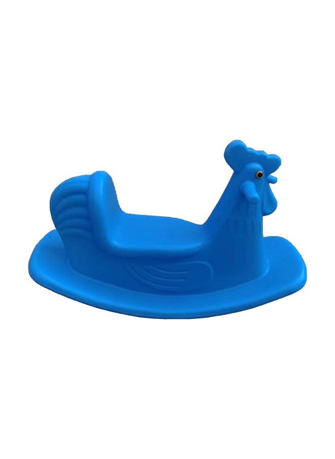 Plastic Kids Indoor Playground Rocking Horse Toy Rooster Shape