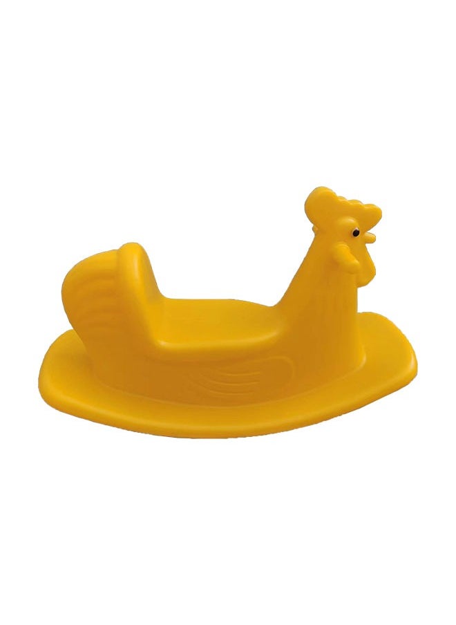 Outdoor Kids Rocking Horse With Rooster Shape