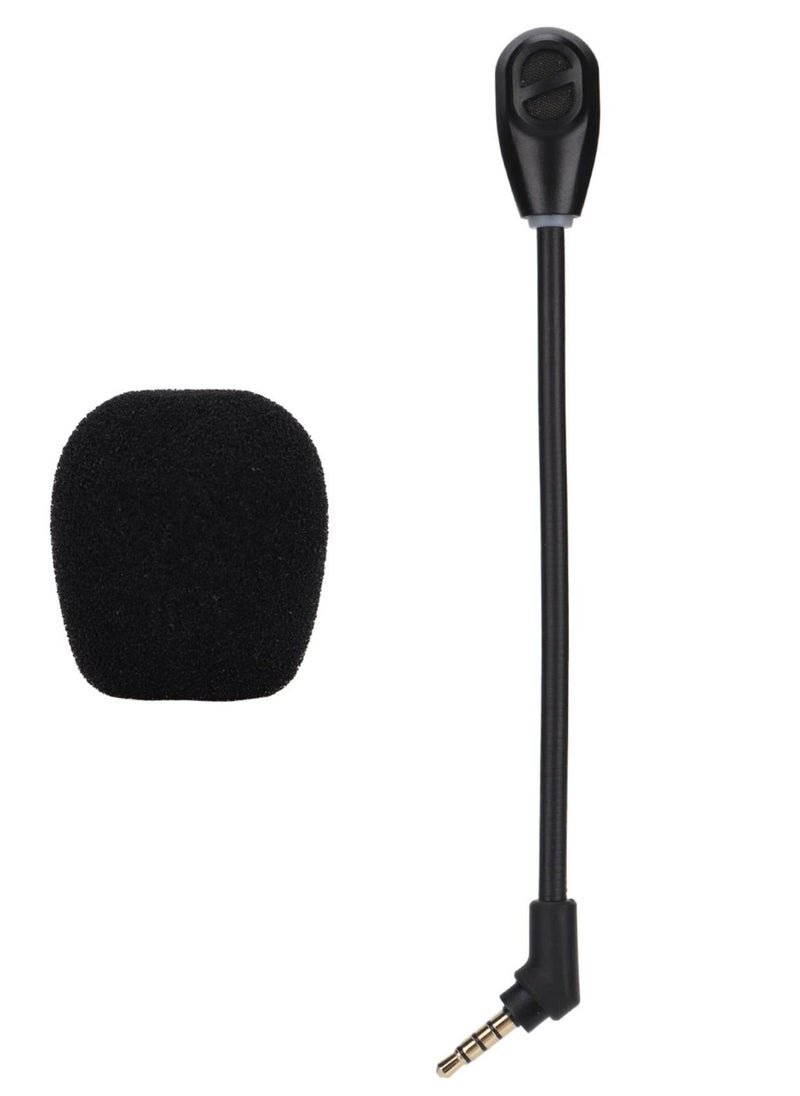 Microphone Replacement for Kingston Cloud Flight S Gaming Headset, Noise Cancelling Rotatable Replacement Mic Boom