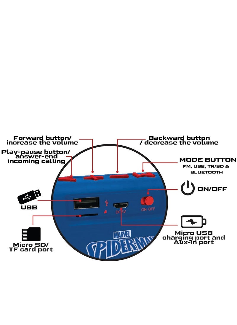 Lexibook Spiderman BT Portable Speaker