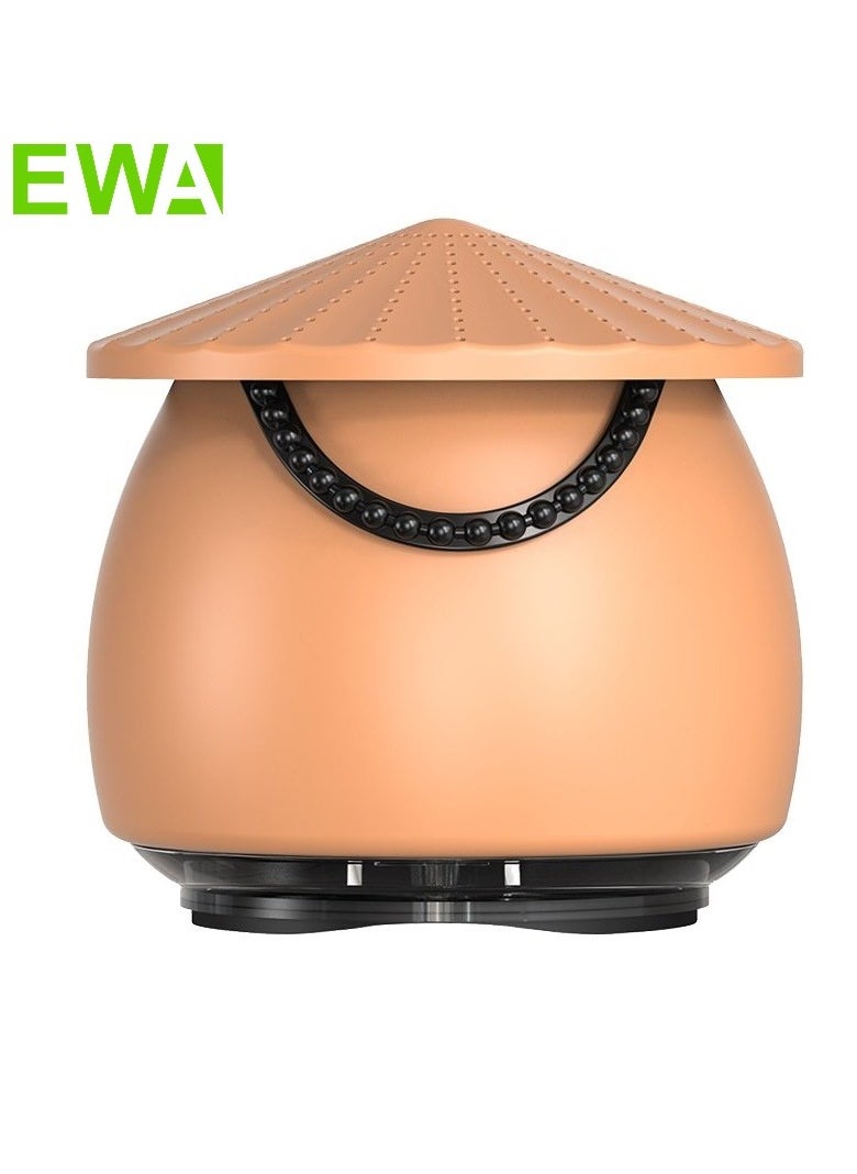 EWA A123 Portable Mini Speaker Chinese Style Bluetooth Speaker (Yellow)