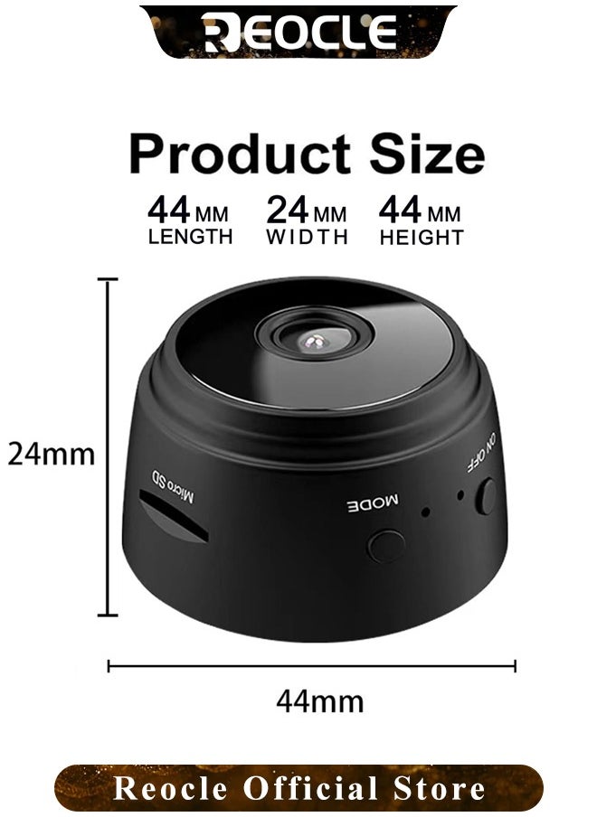 Mini Wireless Camera Home Security Camera1080P HD with Night Vision & Motion Detection & Phone Application & Built-in Battery Cat Dog Camera  Room Camera for Pet or Home Security