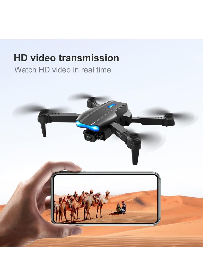 E99 Drone with Dual Camera Drone For Adult Folding Remote Control Aircraft With Wifi Fpv Live Video