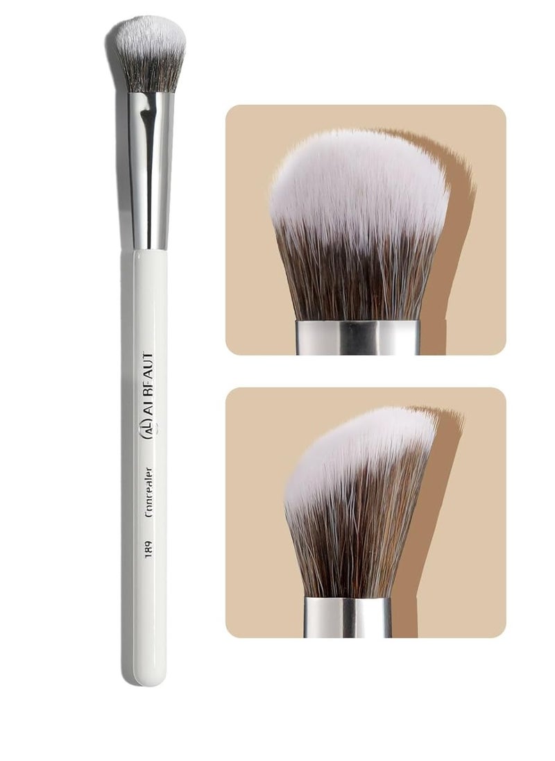 Concealer Brush, Angled Brightening Concealer Makeup Brush Under Eye Blending Brush Kitten Paw (189 concealer)