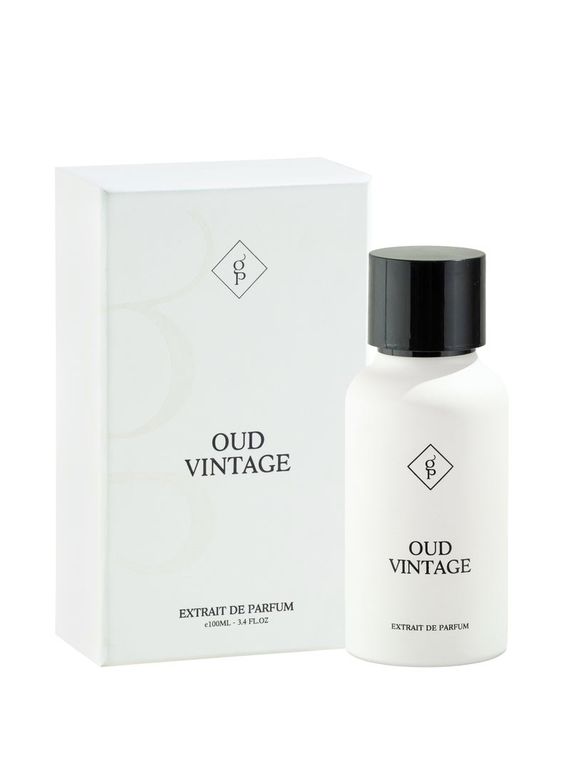 Oud Vintage - 100 mL Extrait De Parfum Unisex, Long Lasting Perfume