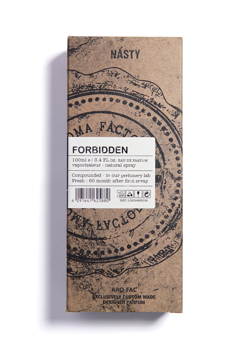 NASTY Collection Forbidden Unisex Perfume EDP 100ml