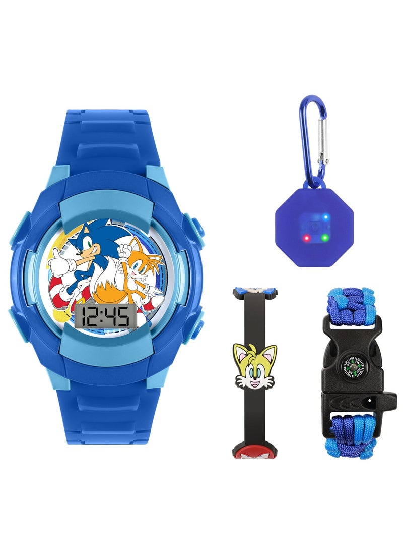 Sega Sonic The Hedgehog Blue Watch and Accessories Set - SNC40115M