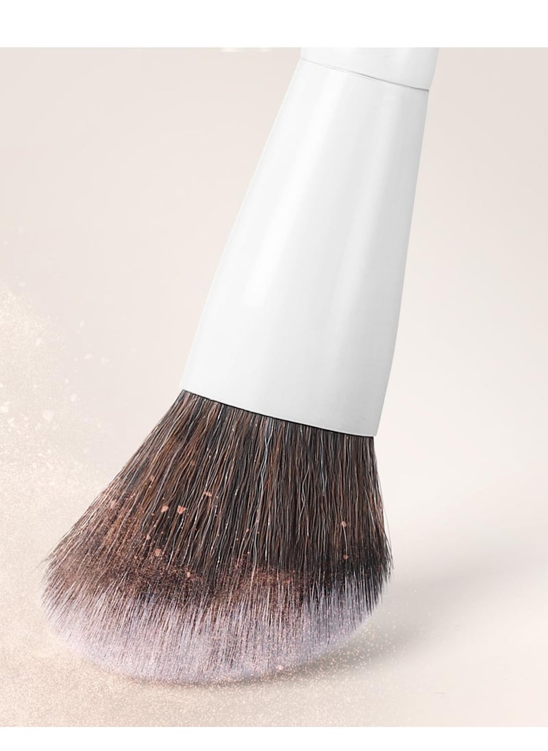 KINGMAS Angled Foundation Brush, Double-ended Kabuki Makeup Brush, Large Foundation Brush and Medium Concealer Brush for Beauty Liquid, Cream, Powder, Blending Buffing Face Makeup Tools