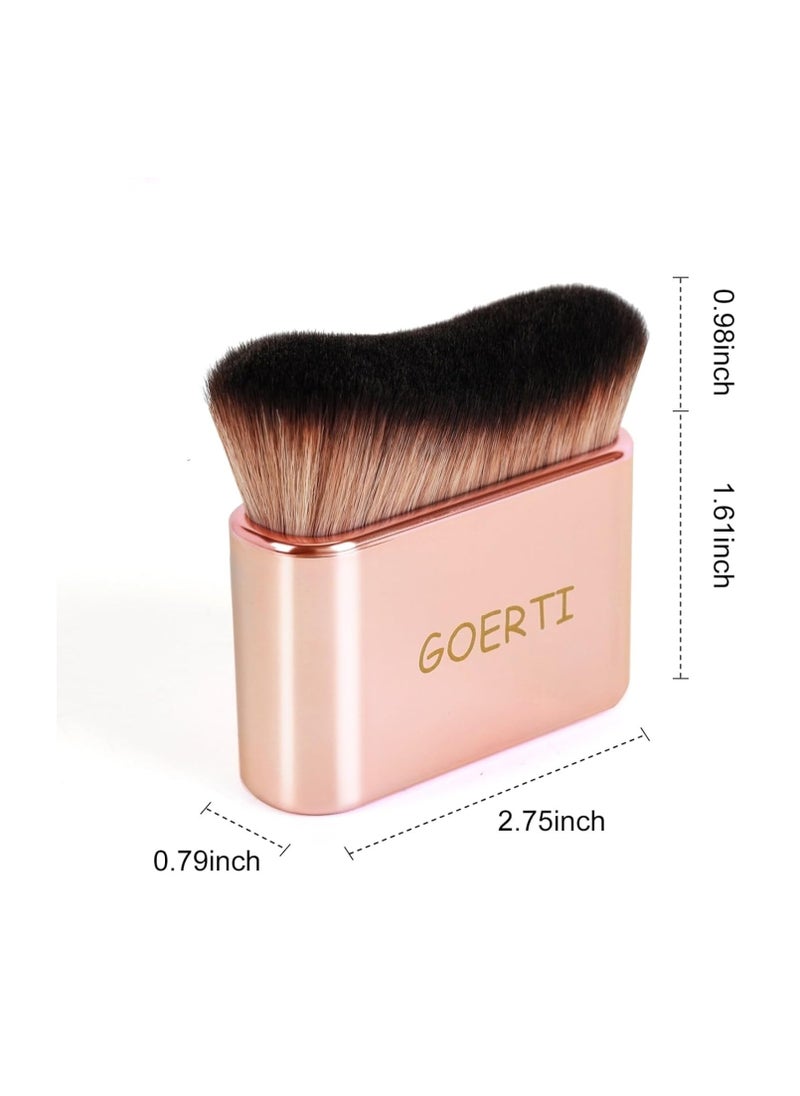 Self Tanner Brush, Kabuki Brush for Body, Professional Body Makeup Brush for Flawless Leg Makeup, Bronzer Shimmer Glow Blend Brush, High Density Foundation Brush Makeup Brush for Cream