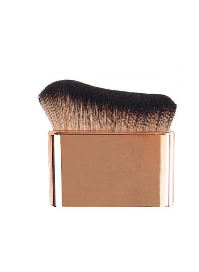 COSHINE Big Self Tanning Blend Brush, Professional Self Tanner, Kabuki, Powder, Foundation, Blusher, Shadow, Bronzer, Face and Body Brush (ROSE GOLD)