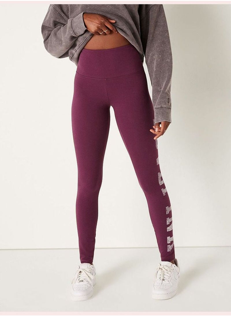 Cotton High Waist Full Length Legging