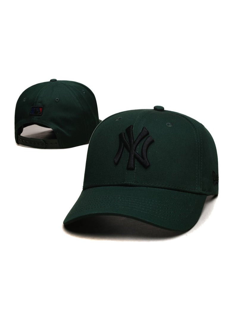 New Era MLB New York Yankees Fashion Sun Hat, Mesh Hat, Outdoor Men's and Women's Sports duckbill Hat Green