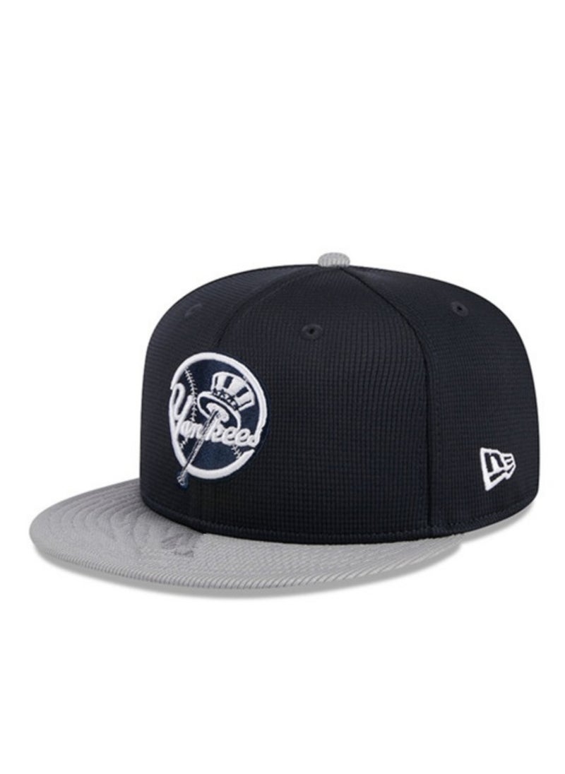 New Era MLB New York Yankees Fashion Sun Hat, Mesh Hat, Outdoor Men's and Women's Sports duckbill Hat Black