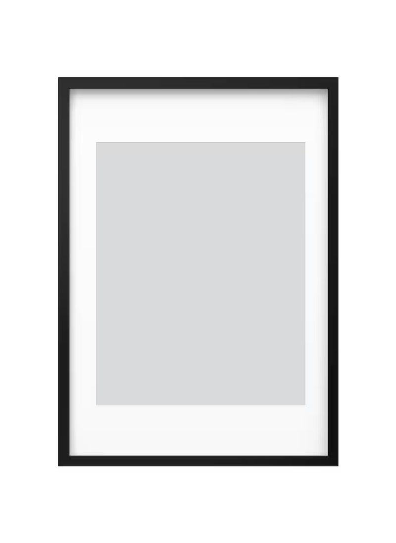 Picture Frame Black Plastic & Fibreboard 50x70 cm