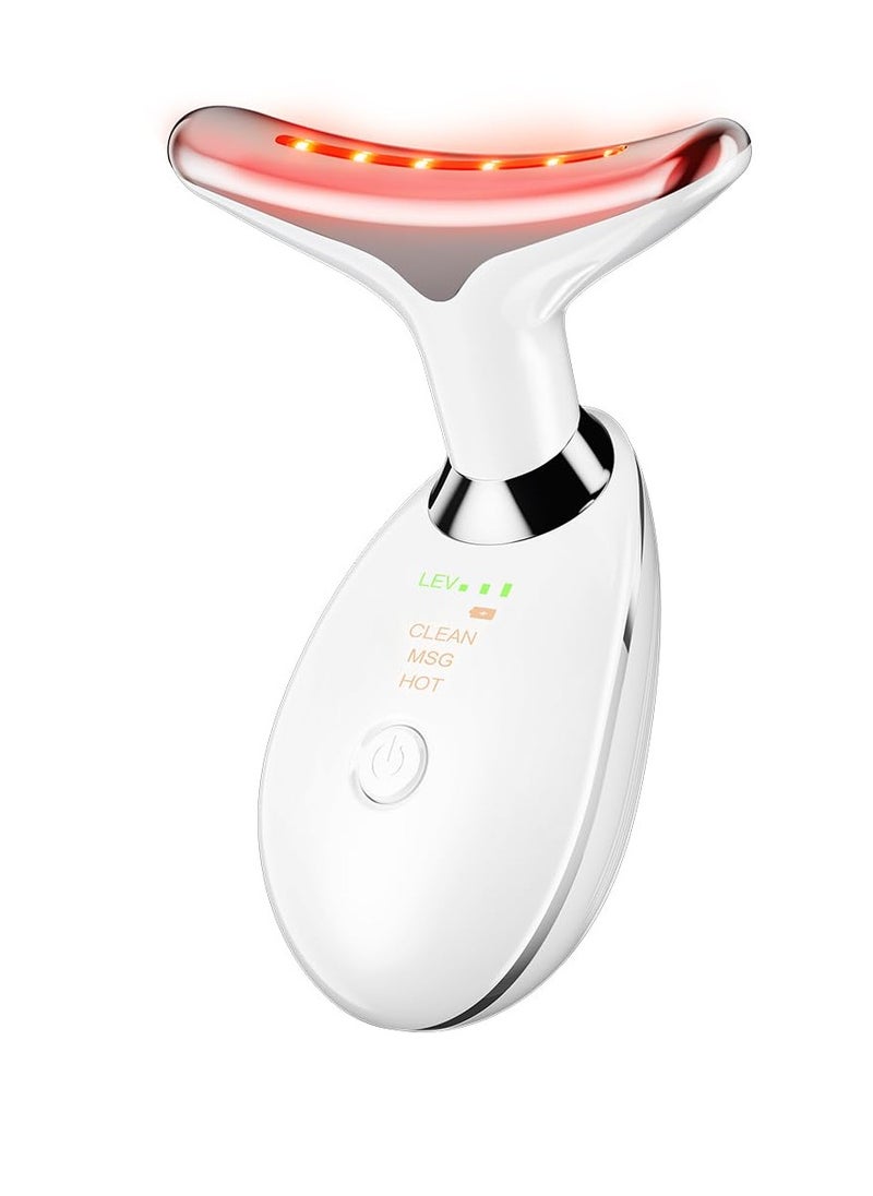 Neck Face Massager Face Sculpting Tool 3 Colour Modes and Vibration for Facial Massager for Double Chin