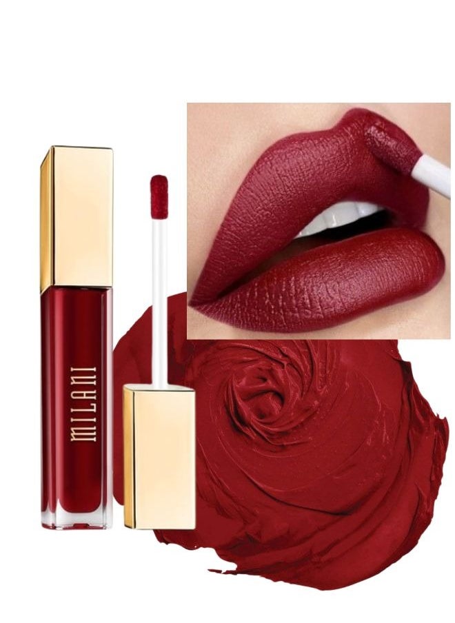 Milani Amore Matte Lip Crème, Shade 35 Attraction, 6g - Long-Lasting, Full Coverage Matte Liquid Lipstick